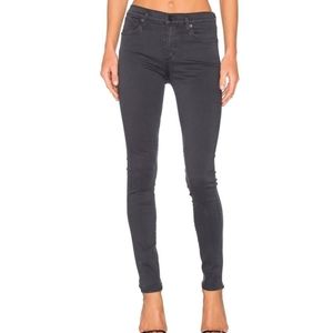 Agolde Sophie High Rise Skinny Jeans Aura Grey